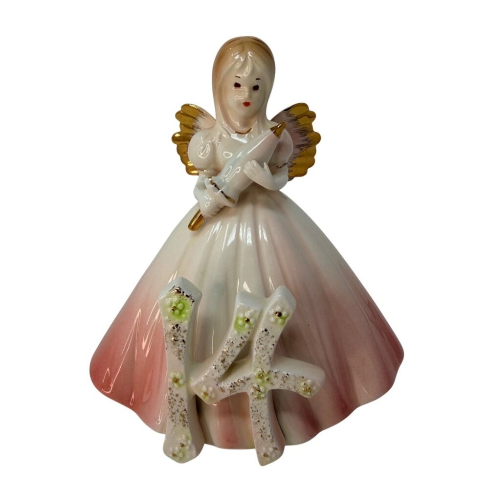Vtg Josef Originals Birthday‎ Girl Angel Figurine 14 Years Old 14th Birthday Gif